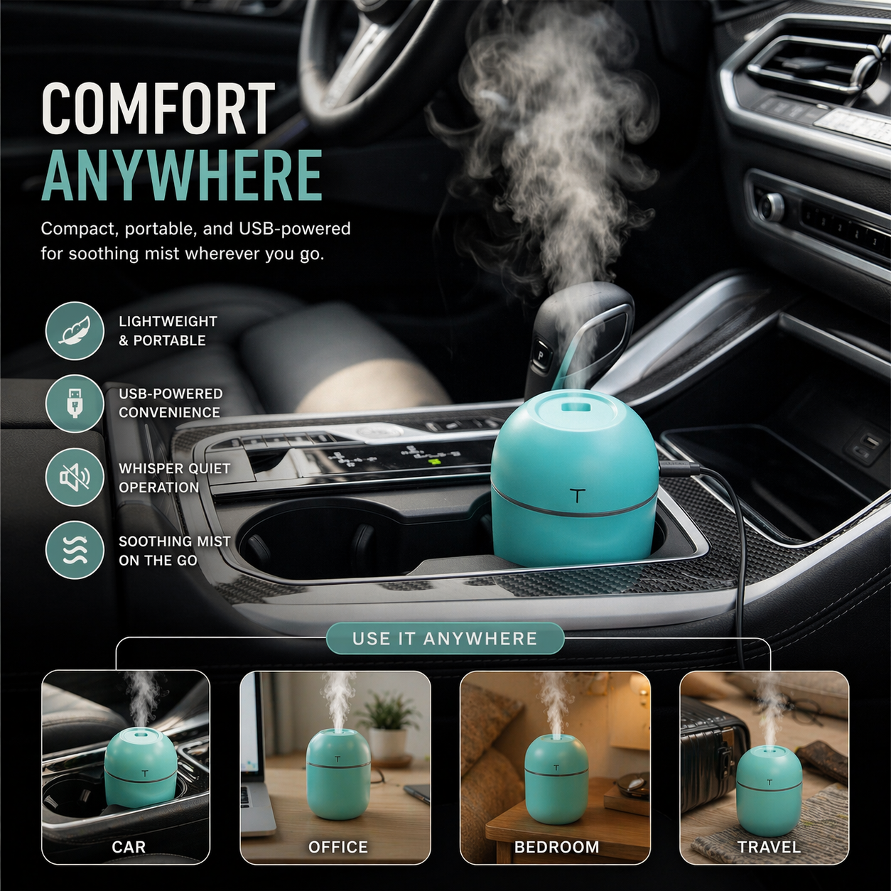 Lyro™ Ultrasonic Aroma Humidifier